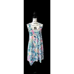 Lilly Pulitzer Blue Melle Trapeze Tank Dress Size XS